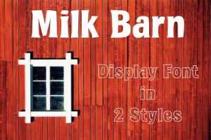 Milk Barn Font Download