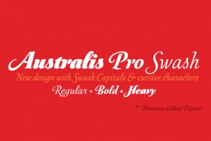 Australis Pro Swash Font Font Download