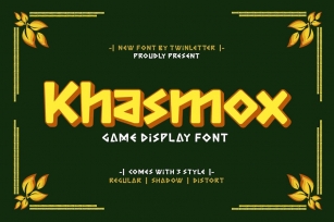 Khasmox - Game Display Font Font Download
