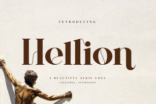 Hellion - Beautiful Ligature Font Font Download