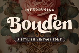 Bouden - Stylish Vintage Font Font Download