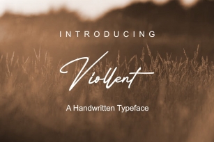 Viollents - Handwritten Font Font Download