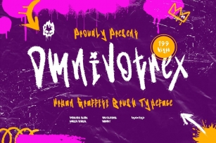 Omnivotrex - Graffiti Brush Font Font Download