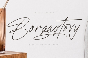 Borgastovy Elegant Signature Font Font Download