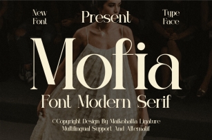 Mofia - Modern Serif Font Font Download