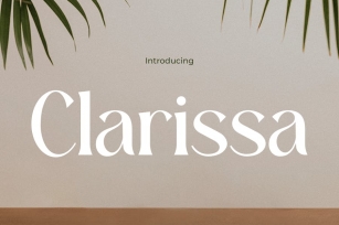 Clarissa Modern Elegant Font Font Download