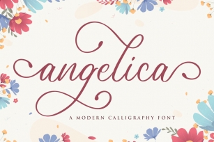 angelica - Wedding Font Font Download