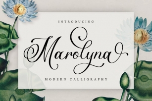 Marolyna - Calligraphy Font Font Download