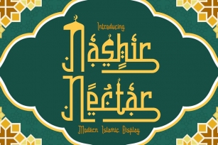 Nashir Nectar - Modern Islamic Display Font Download