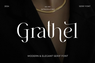 Grathel Serif Font Font Download