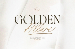 Golden Allure - Elegant Font Duo Font Download