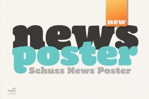 Schuss News Poster 1 Font Download