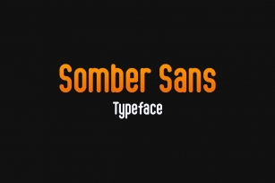 Somber Sans Typeface Font Download