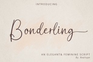 Bonderling Font Download