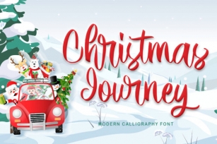 Christmas Journey Font Download