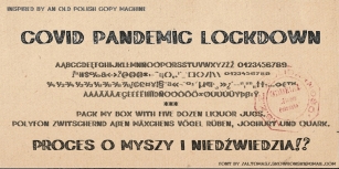 Covid Pandemic Lockdow Font Download