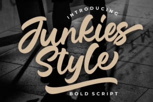 Junkies Style Font Download