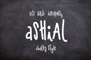 50% off-Ashial-New Chalky font Font Download