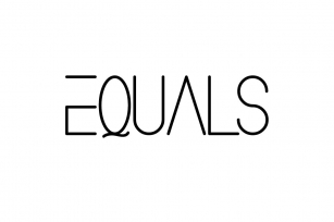 Equals Font Download