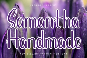 Samantha Handmade Font Download