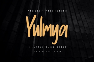 Yulmya - Playful Sans Serif Font Download