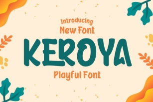 Keroya | Display Playful Font Font Download
