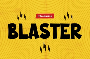 Blaster - Comic Cartoon Font Font Download