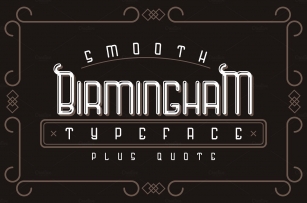 Birmingham typeface Font Download