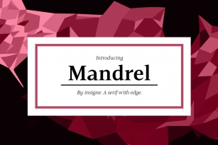 Mandrel Font Download