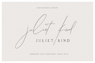 Juliet Kind DUO Font Download