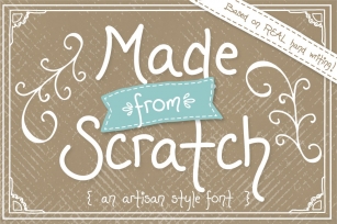Made from Scratch  Font Download