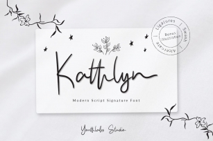 Kathlyn Signature Font Download
