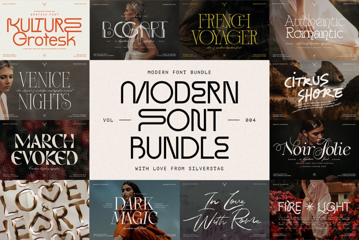 Modern Bundle Volume 4 Font Download