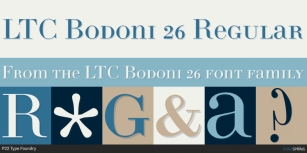 LTC Bodoni 26 Font Download