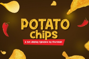 Potato Chips Font Font Download