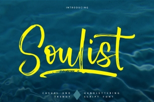 Soulist | Handlettering Script Font Font Download