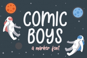 Comic Boys - Kids Bubble Font Font Download