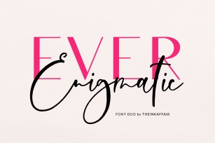 Ever Enigmatic Font Duo Font Download
