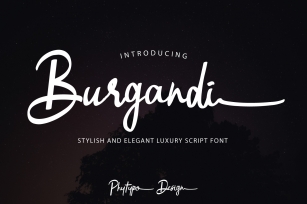 Burgandi Font Font Download