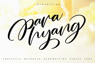 Parahyang | Freestyle Handwriting Scipt Font Font Download