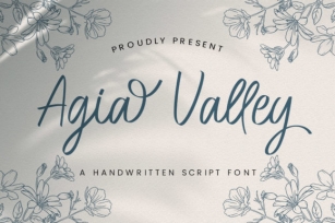 Agia Valley Font Download