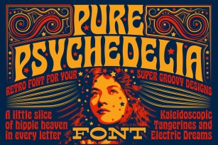 Pure Psychedelia Font Download