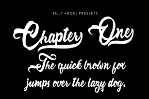Chapter One Font Download
