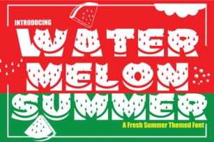 Watermelon Summer Font Download