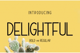 DELIGHTFUL - MODERN FONT Font Download