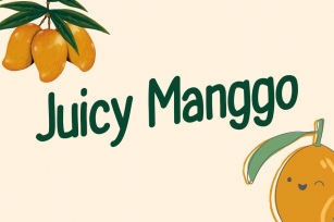 Juicy Manggo Font Font Download