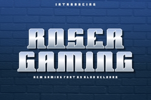 Roser Gaming Font Download
