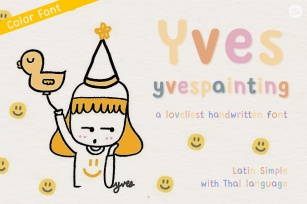 Yves Yvespainting Font Download