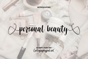 Personal Beauty Font Download
