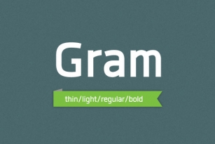 Gram Font Font Download